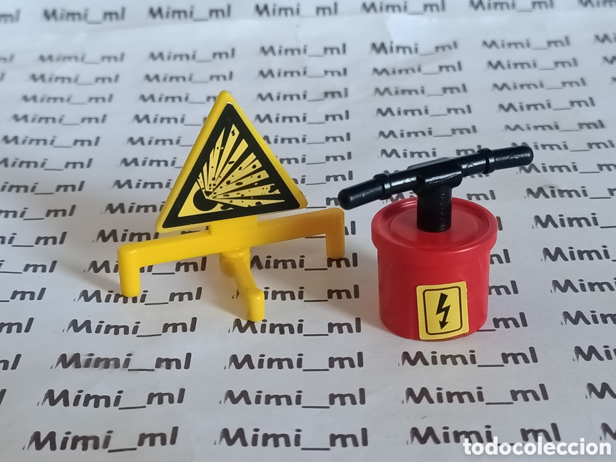 Playmobil: Playmobil set demoliciones cartel y detonador