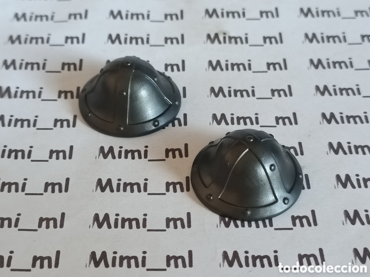Playmobil: Playmobil 2 cascos gris oscuro medieval