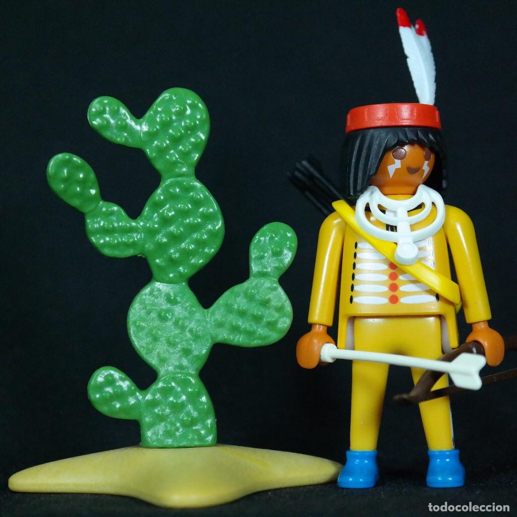 Playmobil: Playmobil indio con cactus ☼