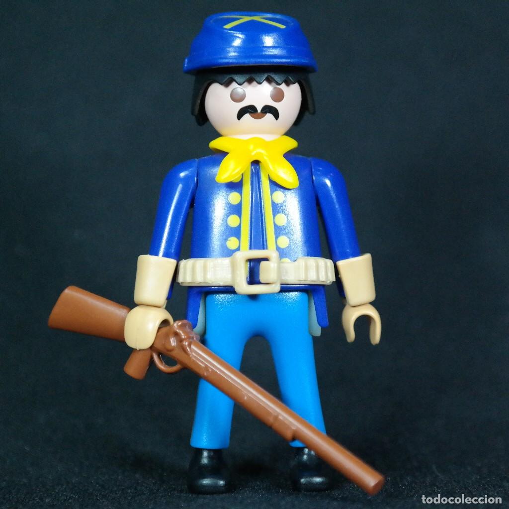 Playmobil: Playmobil soldado nordista con bigotes ☼