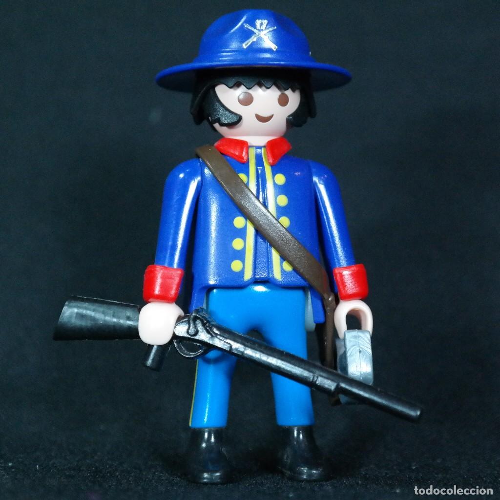 Playmobil: Playmobil soldado nordista con bigotes negros ☼