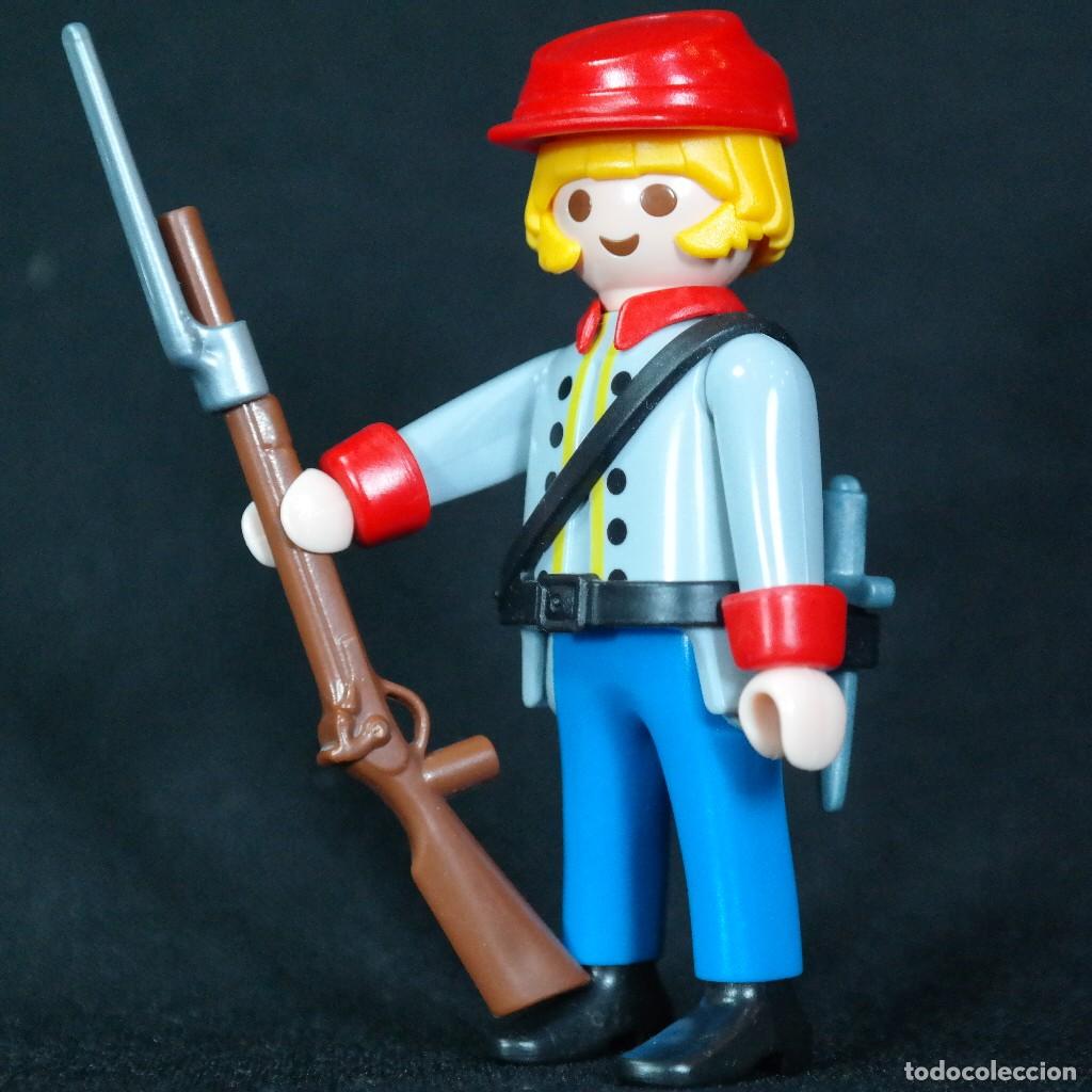 Playmobil: Playmobil soldado confederado rubio ☼