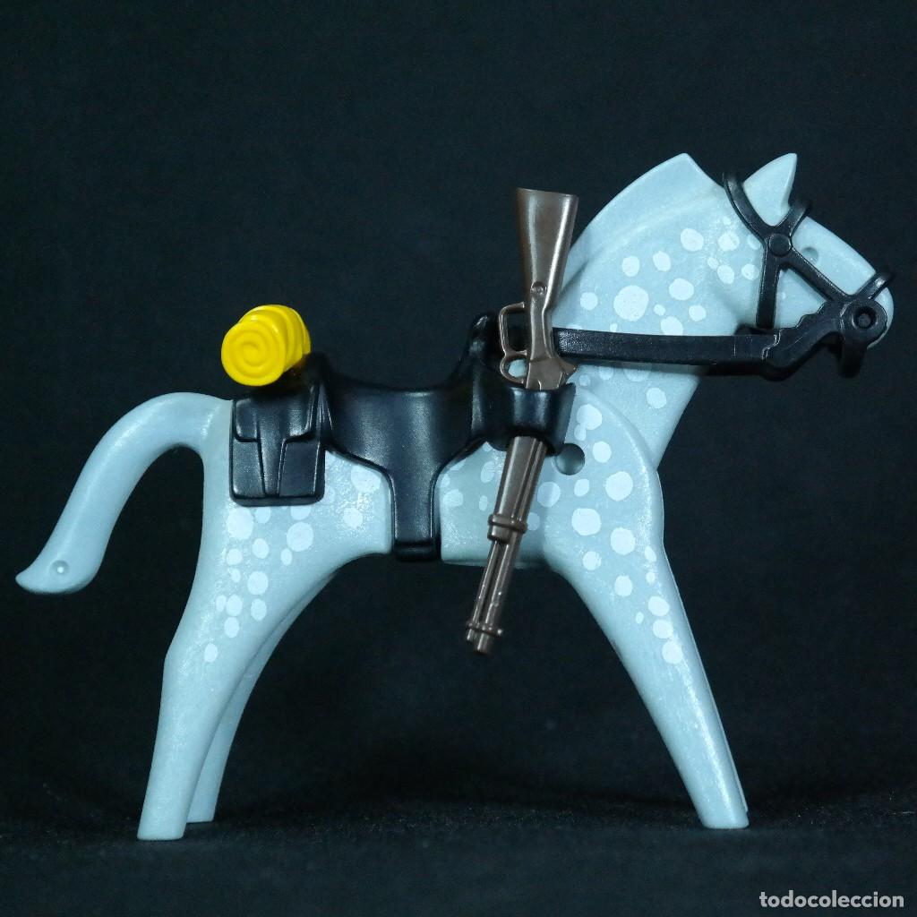 Playmobil: Playmobil caballo con montura negra ☼