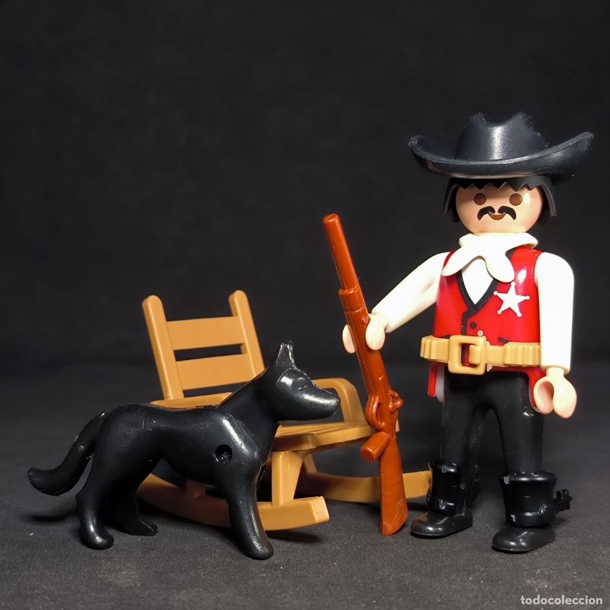 Playmobil: Playmobil sheriff con silla hamaca ☼