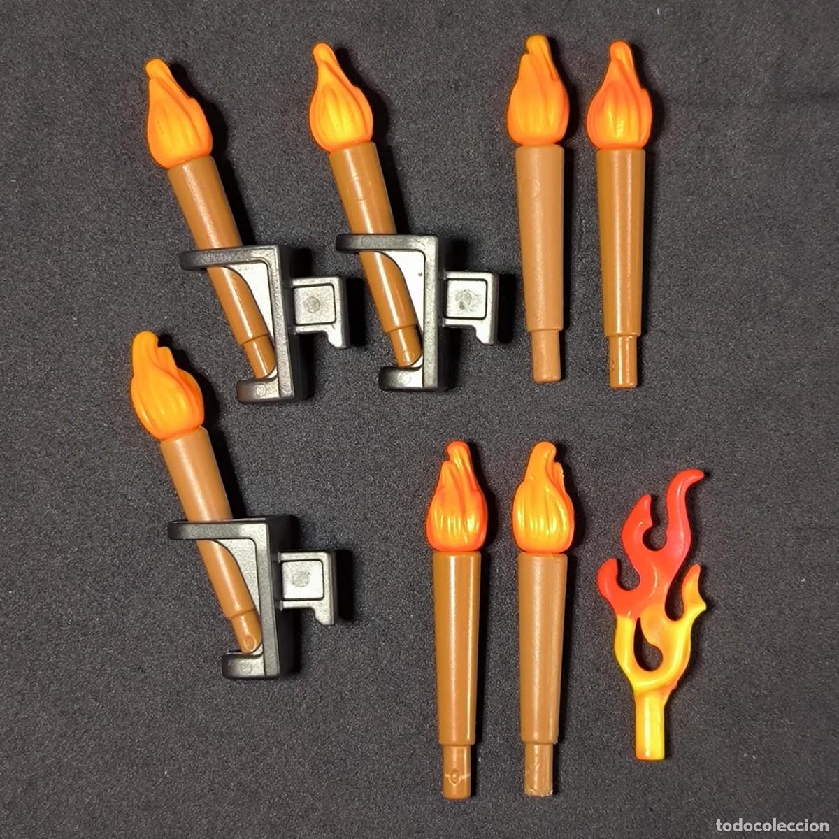 Playmobil: Playmobil antorchas con soportes steck ☼