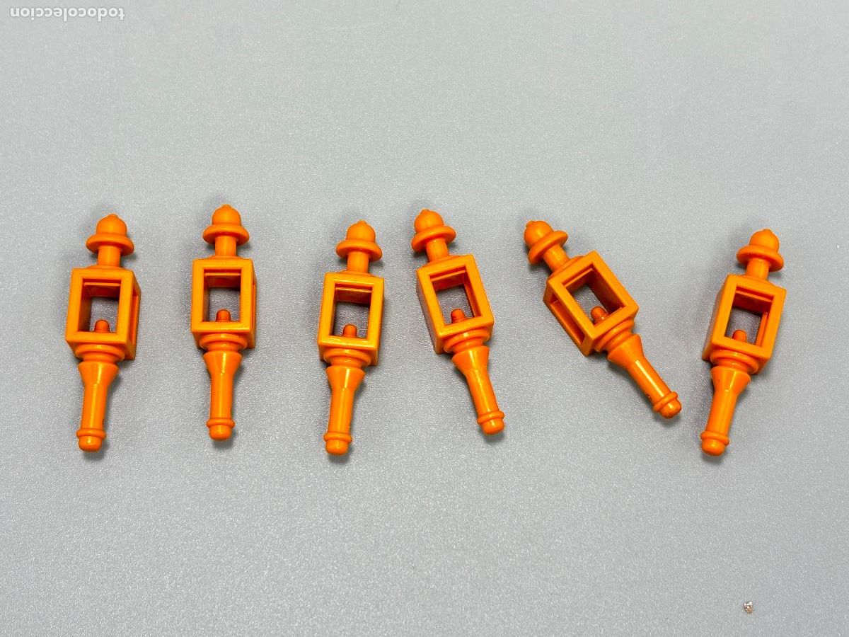 Playmobil: Playmobil 3803 4399 etc. lote farolillo naranja diligencia