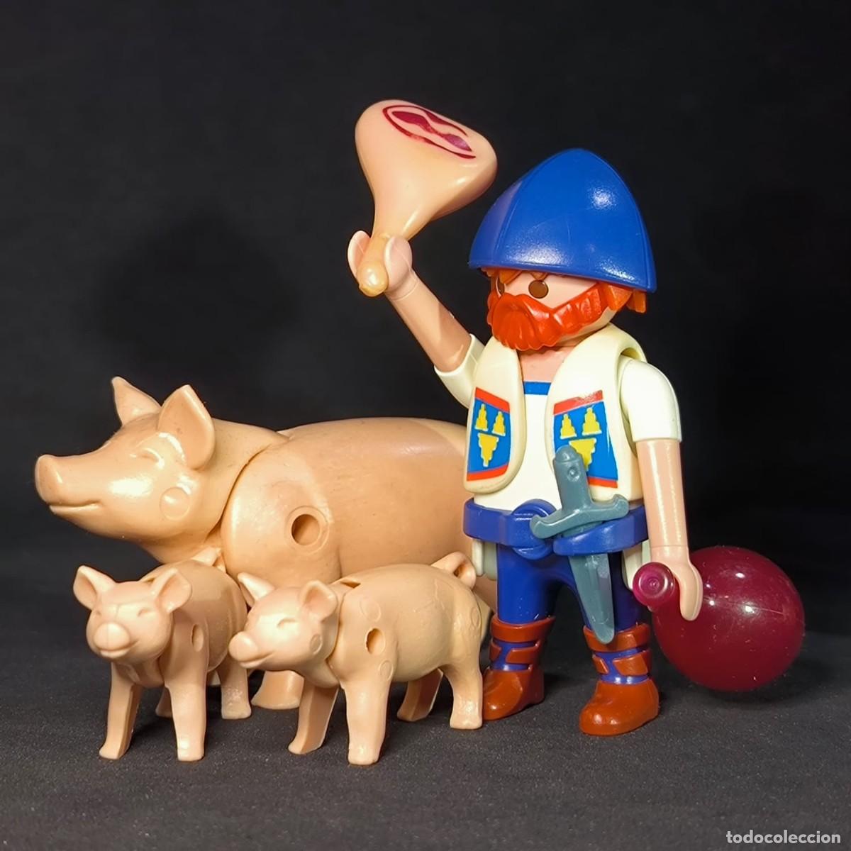 Playmobil: Playmobil hombre con chanchos ☼