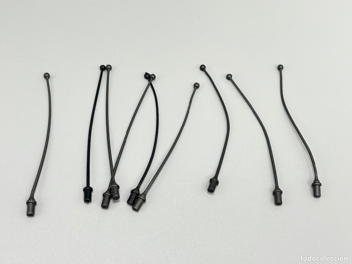 Playmobil: Playmobil lote antena negra gris coche jeep moto barco