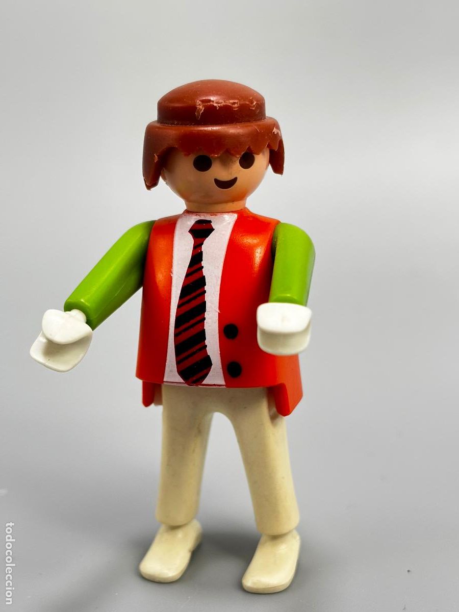 Playmobil: Playmobil figura con barriga descolorida y corbata