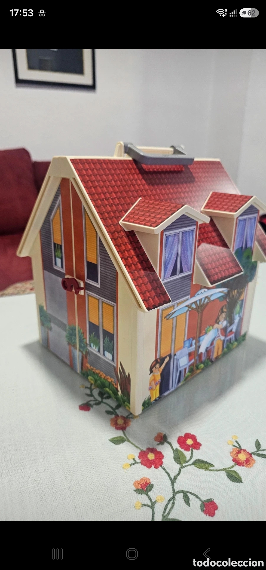 Playmobil: Casa de mu&ntilde;ecas maletin Playmobil