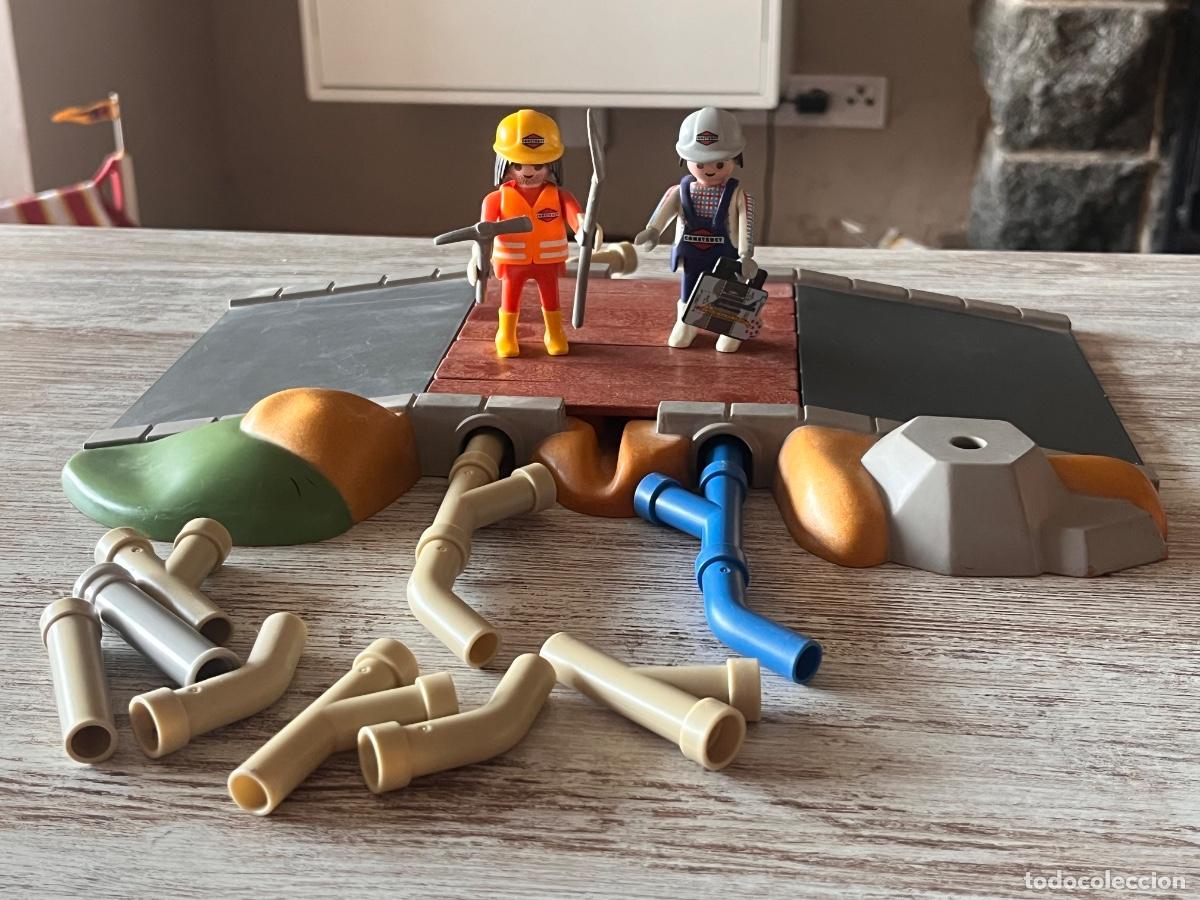 Playmobil: 3126 S&uacute;per Set Construcci&oacute;n de Agua con Tuber&iacute;as Playmobil