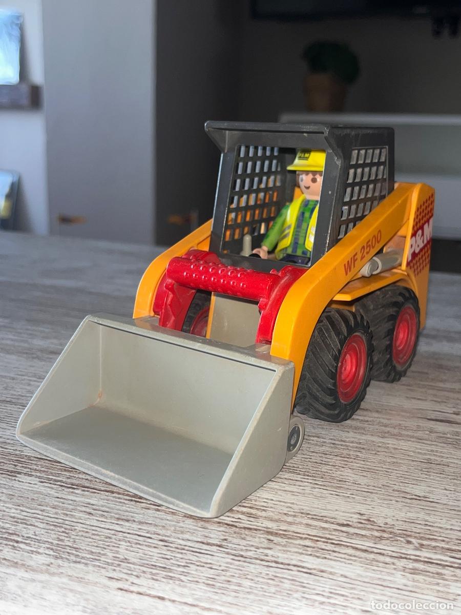 Playmobil: 4477 Gr&uacute;a Mini Excavadora WF2500 con obrero Playmobil