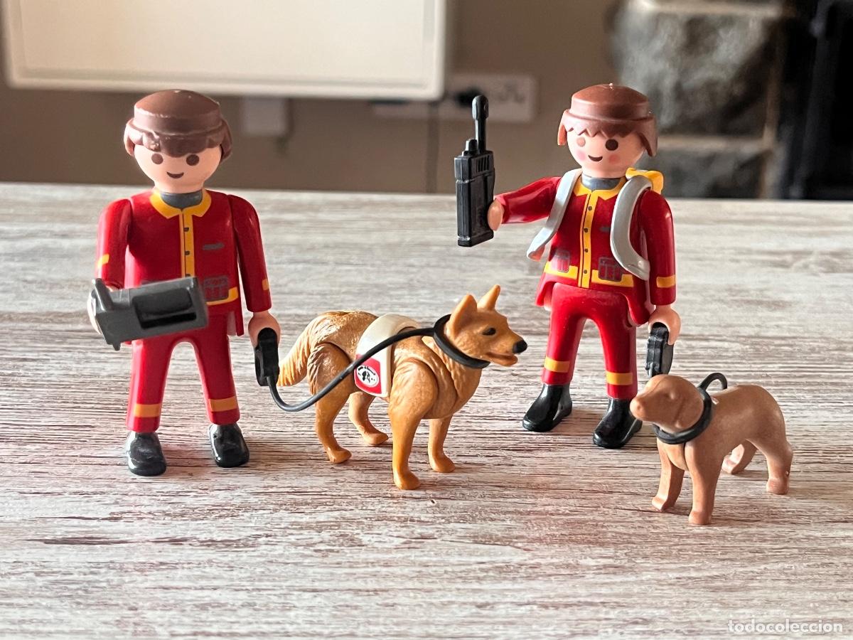 Playmobil: 4227 Equipo Rescate con perros Rescatistas Playmobil