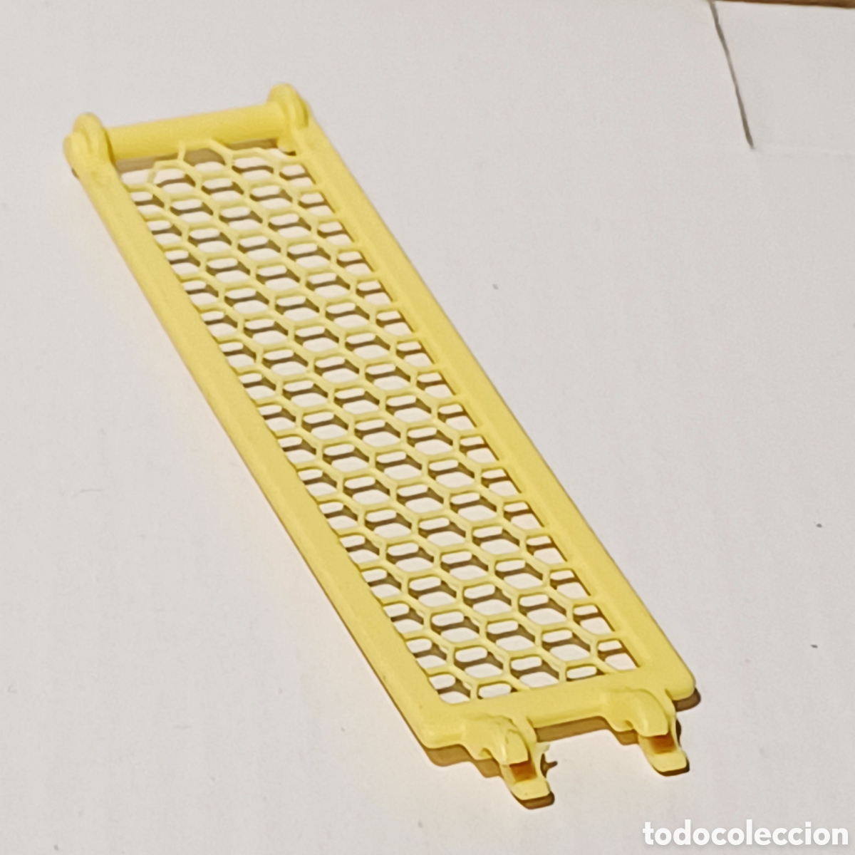 Playmobil: Pieza playmobil N&deg; 30224202 valla met&aacute;lica amarillo claro