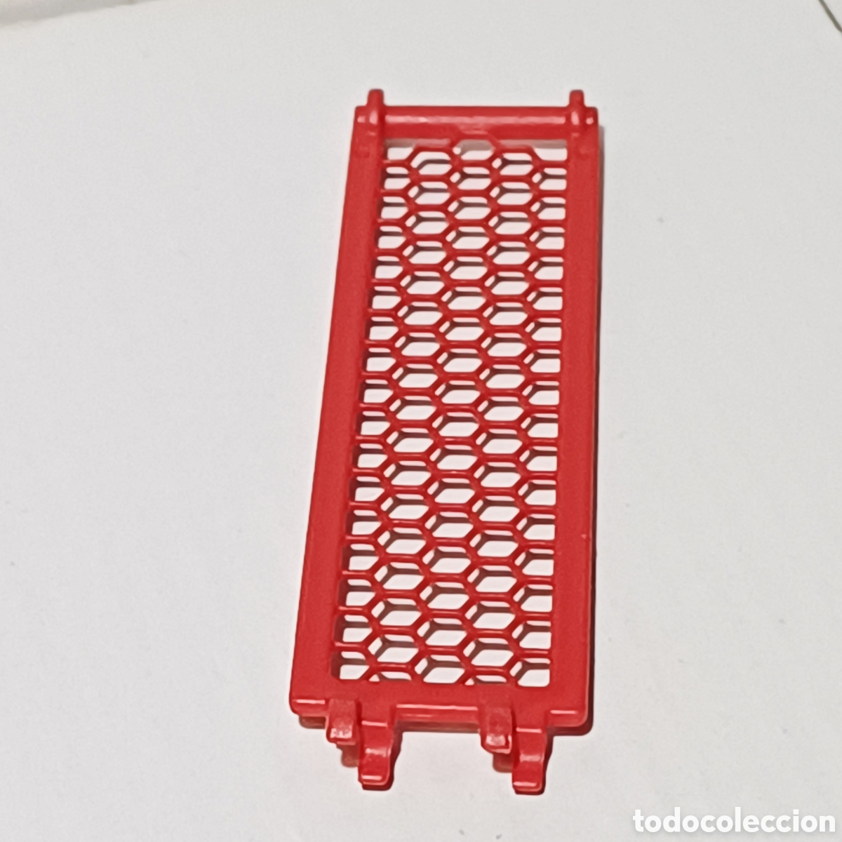 Playmobil: Pieza playmobil N&deg; 30224202 valla met&aacute;lica rojo burdeos