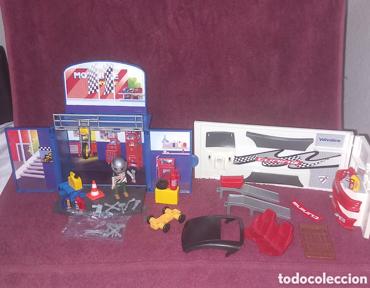 Playmobil: PLAYMOBIL BIKE MOTOR HOME+TALLER TUNING