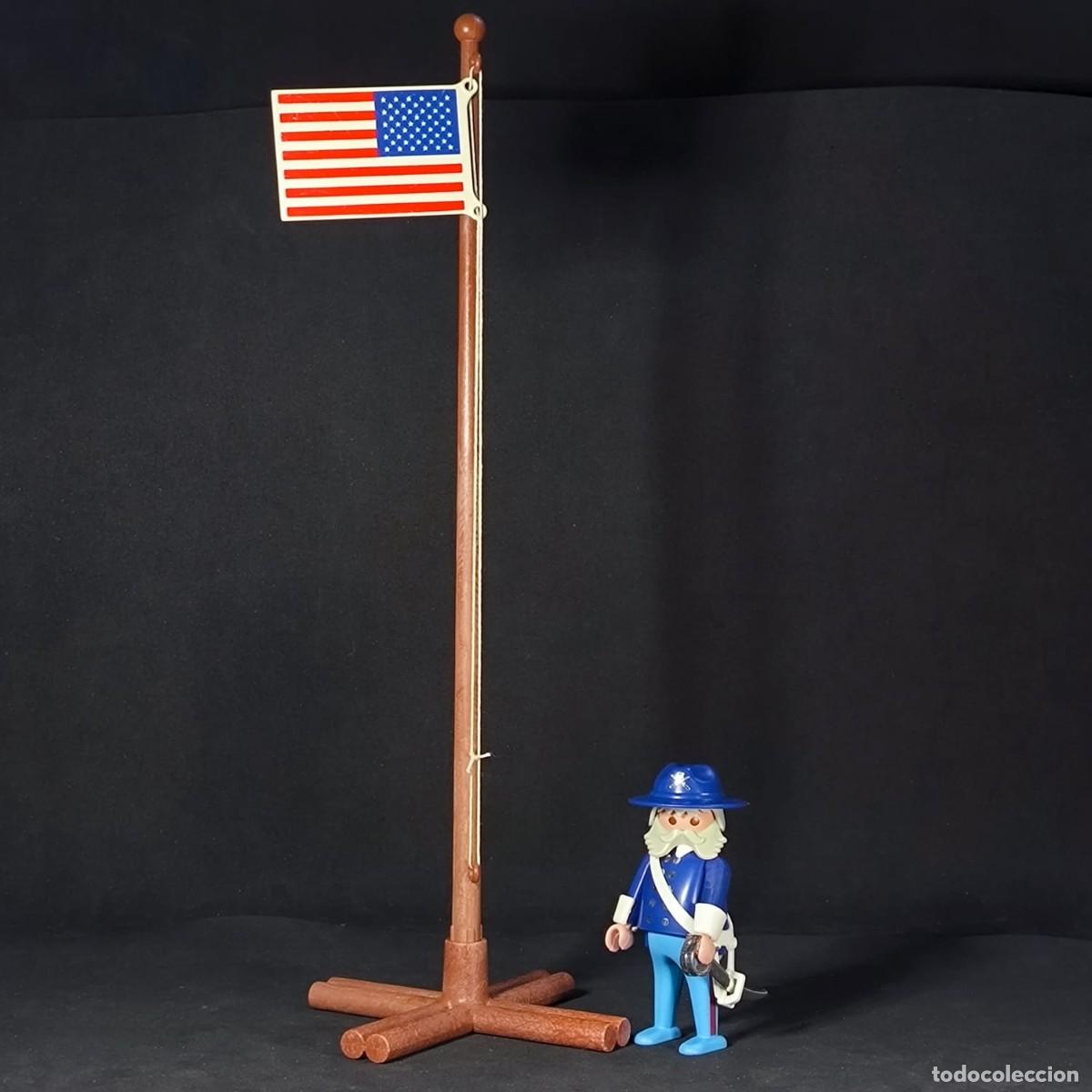 Playmobil: Playmobil general nordista con mastil ☼