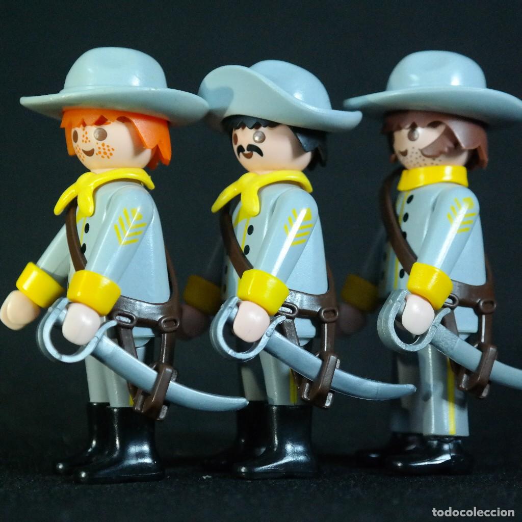 Playmobil: Playmobil 3 soldados confederados ☼