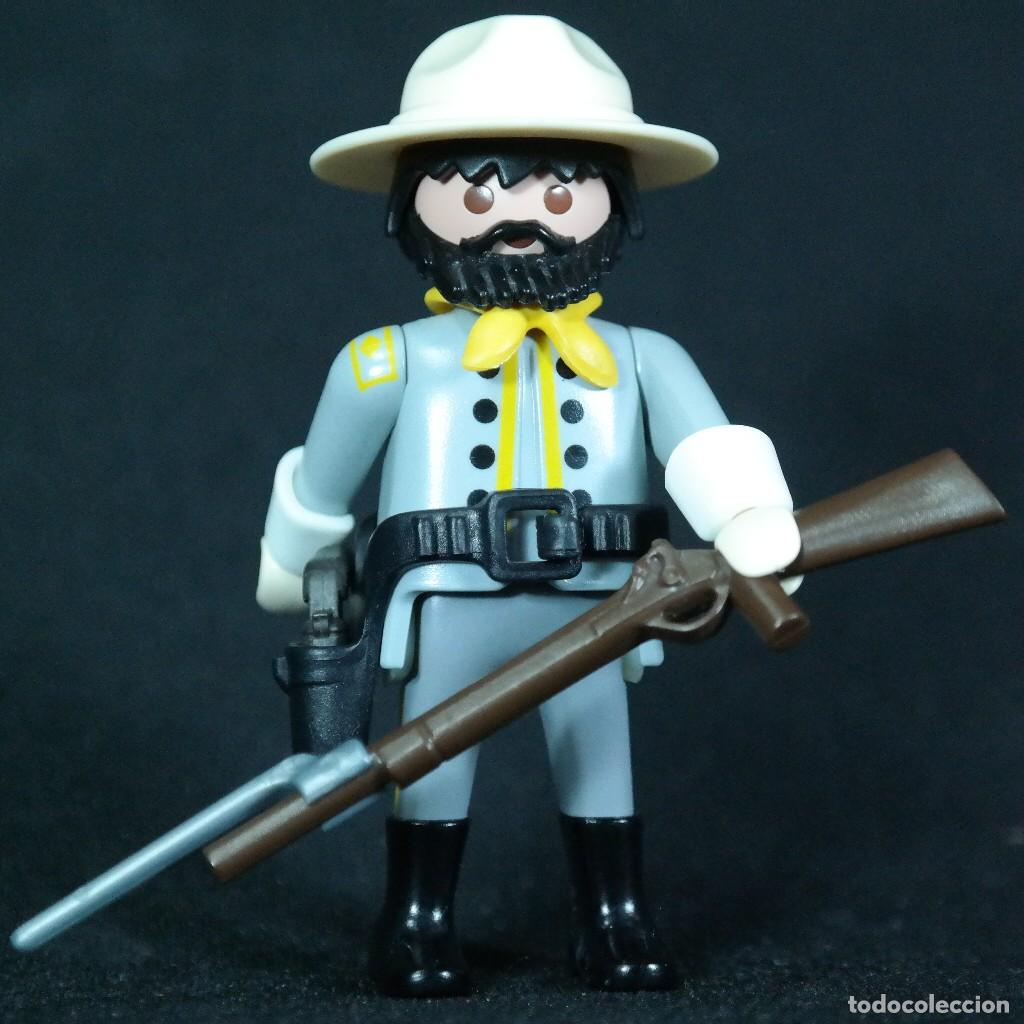 Playmobil: Playmobil soldado confederado con barba negra ☼