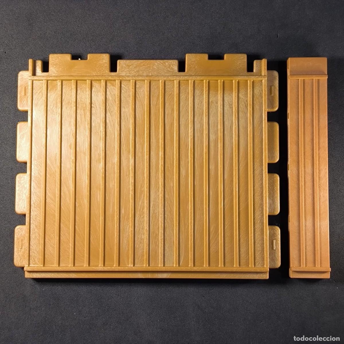Playmobil: Playmobil pared marron steck con conector plano ☼