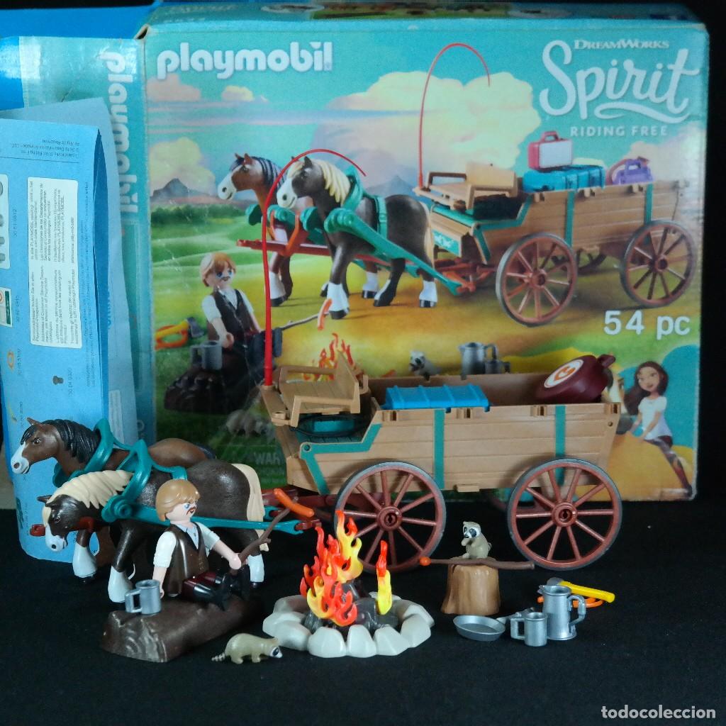 Playmobil: Playmobil carreta carruaje con figura y accesorios ☼
