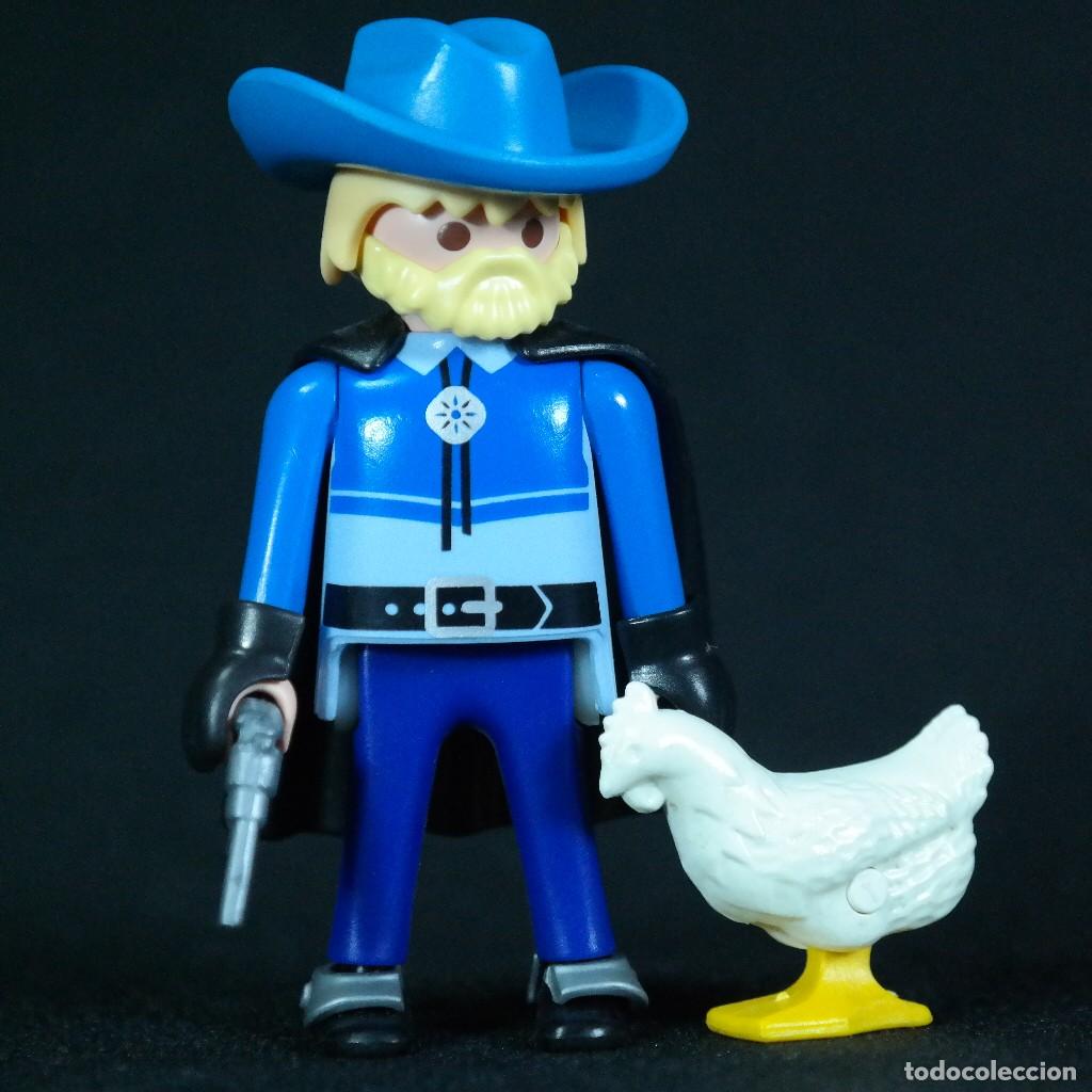 Playmobil: Playmobil vaquero con gallina ☼