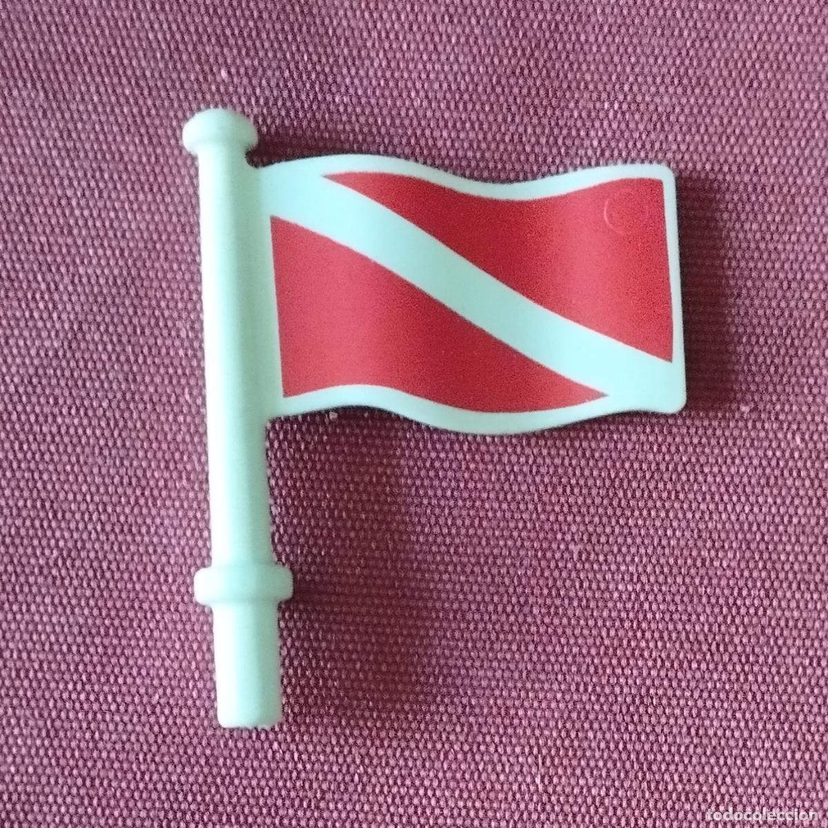 Playmobil: BANDERA ROJA Y BLANCA - BARCA - PLAYMOBIL