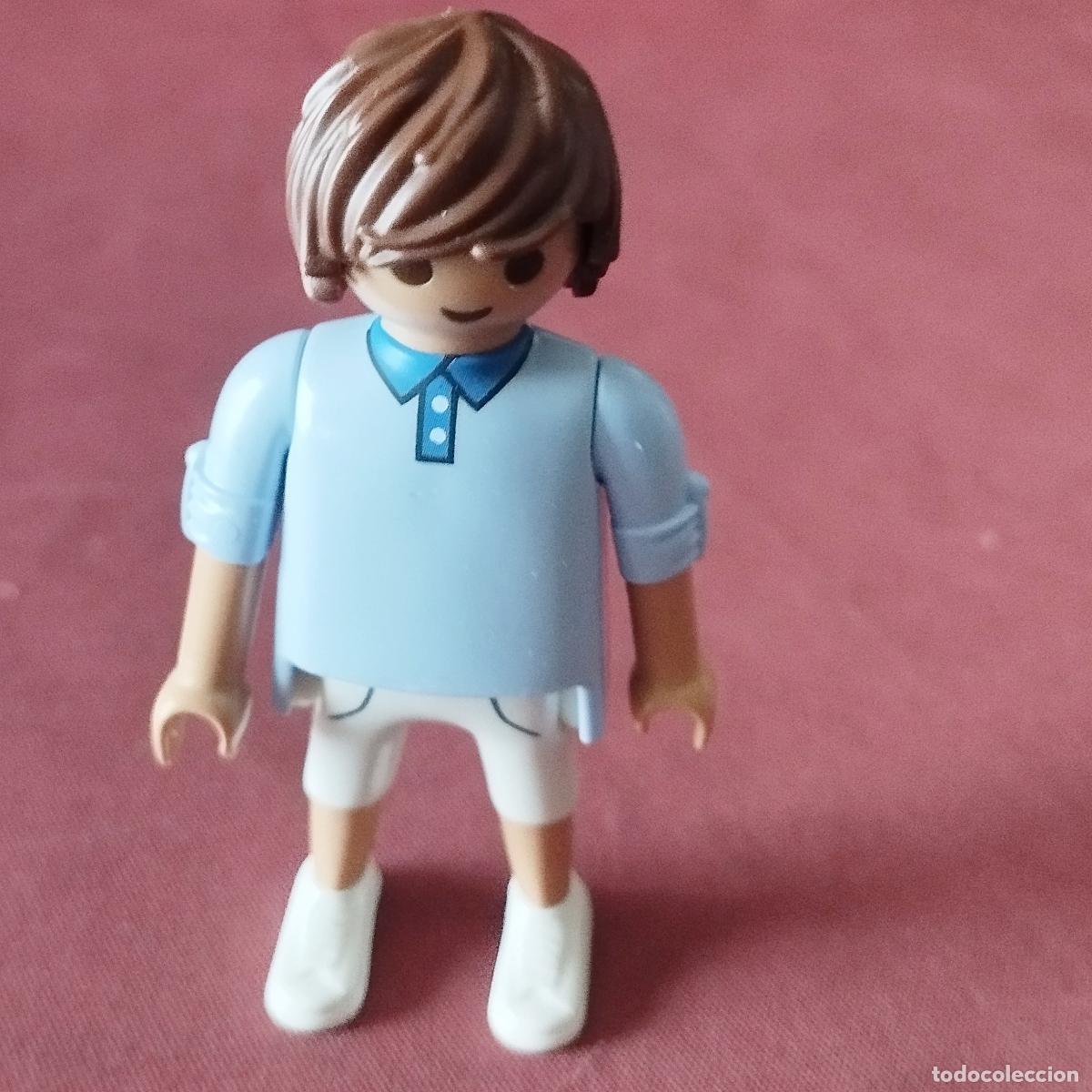 Playmobil: FIGURA PLAYMOBIL - CAMISETA AZUL Y ZAPATILLAS