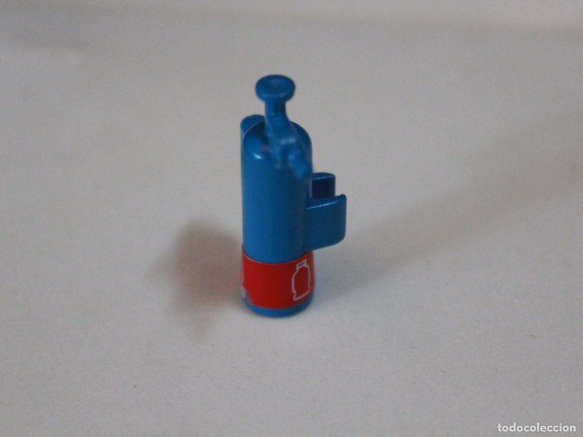 Playmobil: Botella de gas con soplete Playmobil accesorio soldador taller construcci&oacute;n