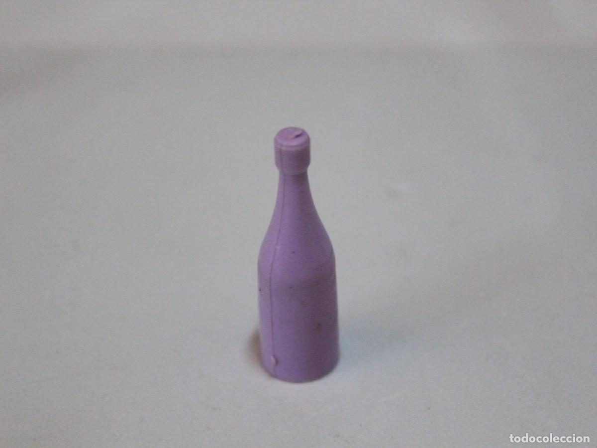 Playmobil: Playmobil accesorio botella lila vino licor champ&aacute;n cocina taberna mercado