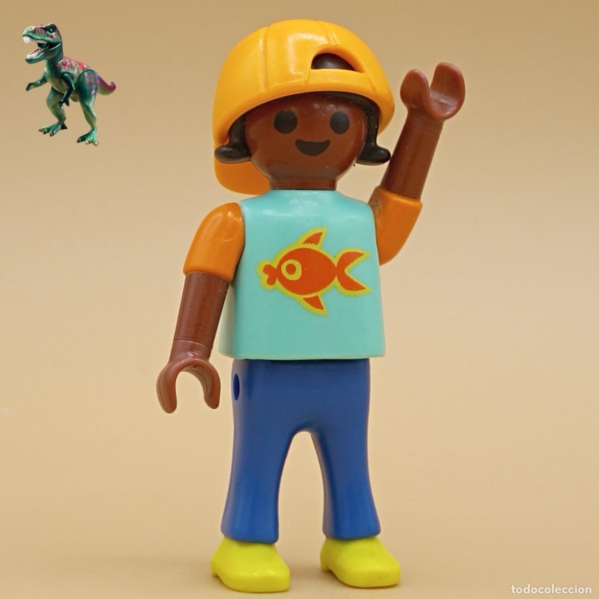 Playmobil: Playmobil figura ni&ntilde;a con gorra chica parque infantil zoo playa verano city life 4851 G9