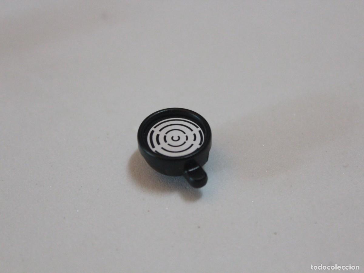 Playmobil: Accesorio Playmobil - Foco negro para coche o moto con lente blanca conc&eacute;ntrica - Repuesto original
