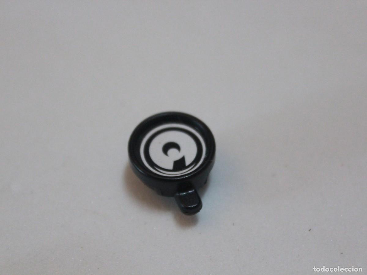 Playmobil: Accesorio Playmobil - Foco negro para coche o moto con lente blanca - Repuesto original