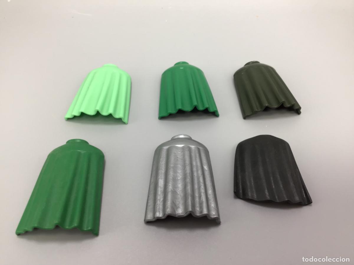 Playmobil: Playmobil lote capa larga negra verde negra