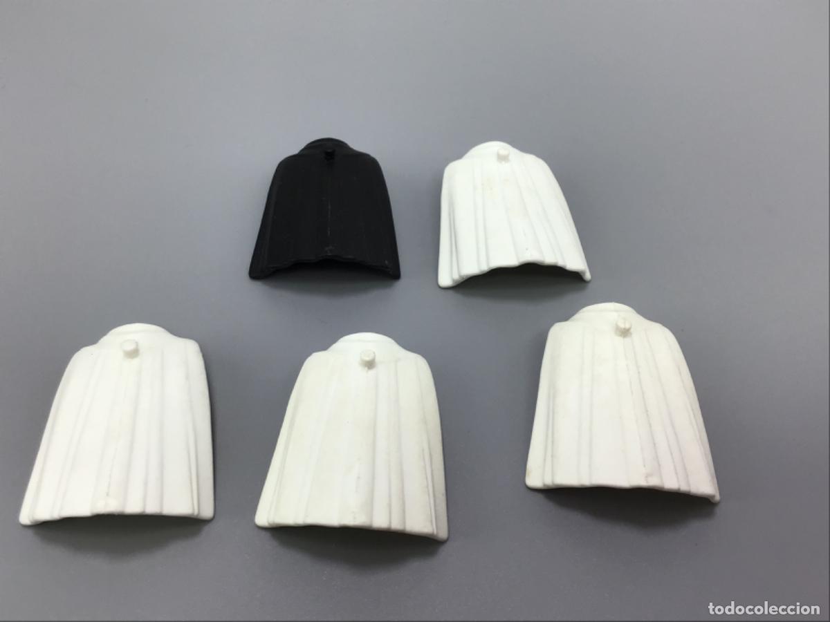 Playmobil: Playmobil lote capa blanca negra con colgador