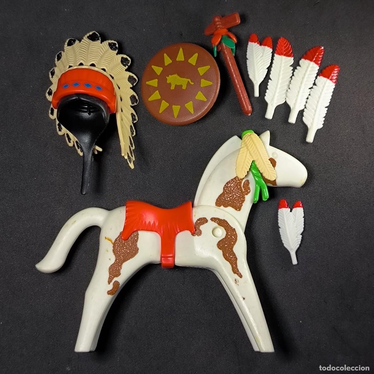 Playmobil: Playmobil caballo indio con accesorios ☼