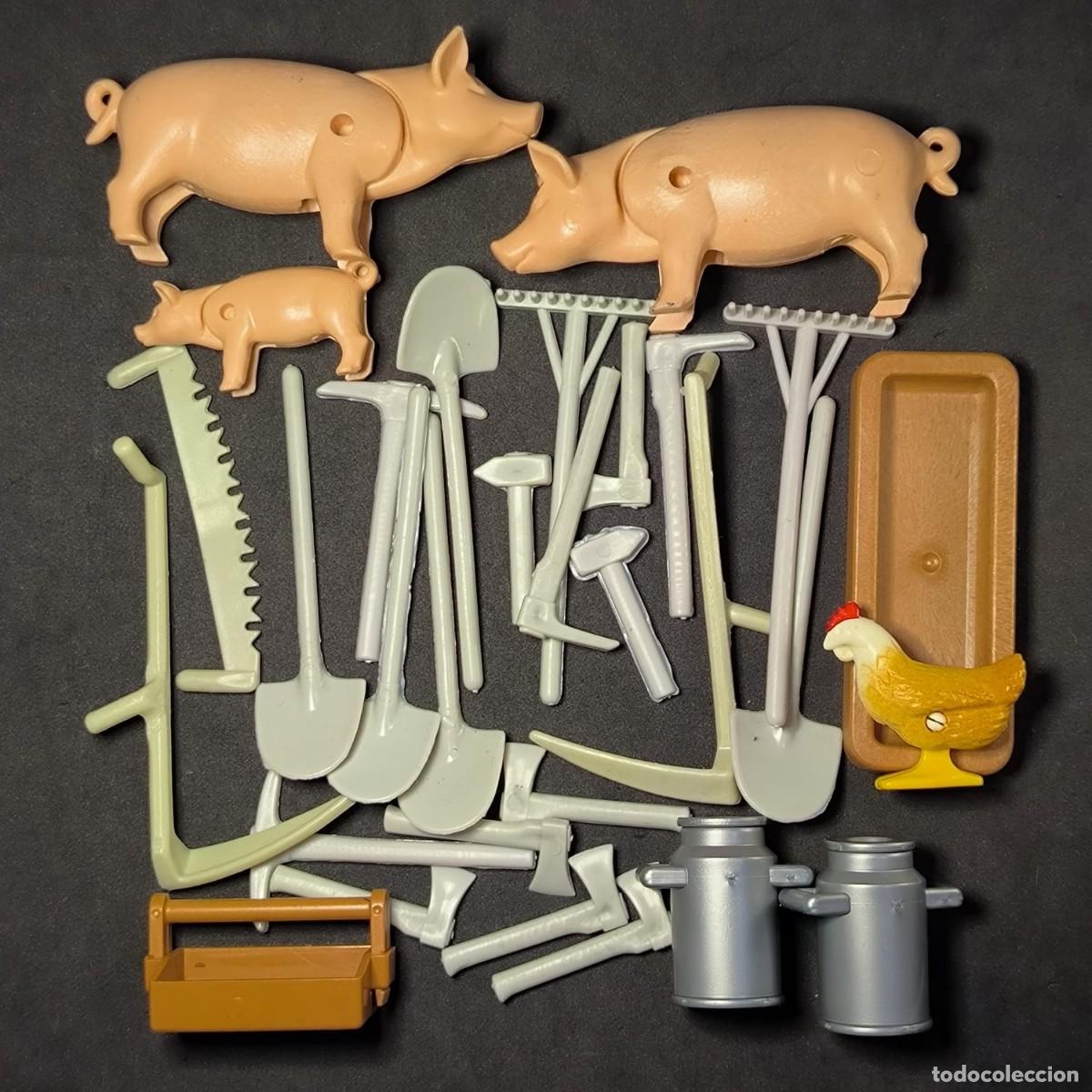 Playmobil: Playmobil chanchos con accesorios de granja ☼