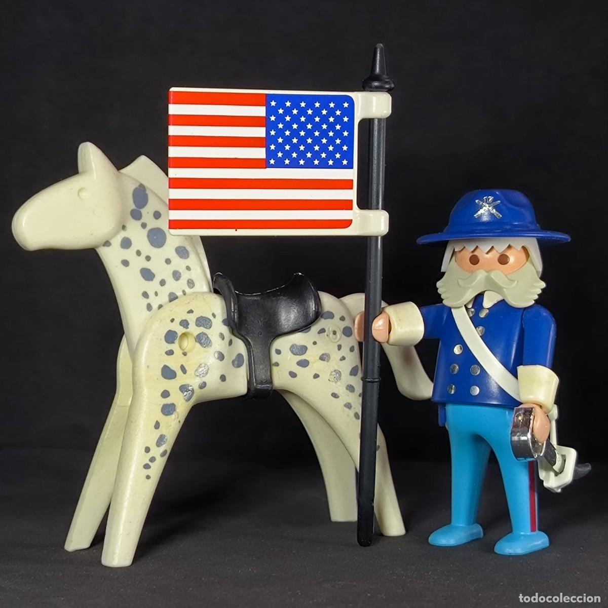 Playmobil: Playmobil general nordista con caballo ☼