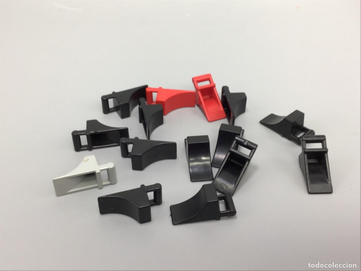 Playmobil: Playmobil lote lote calces remolque rojo negro gris