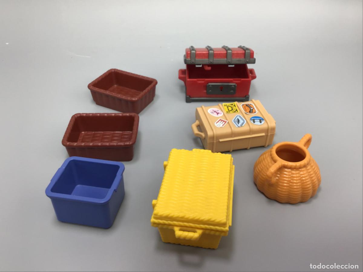 Playmobil: Playmobil lote lote canasto cofre ba&uacute;l cesto