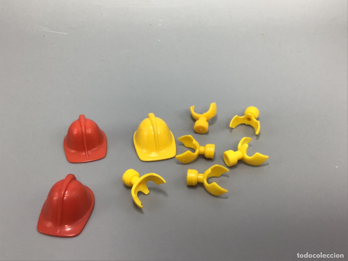 Playmobil: Playmobil lote cascos bombero y mascarilla