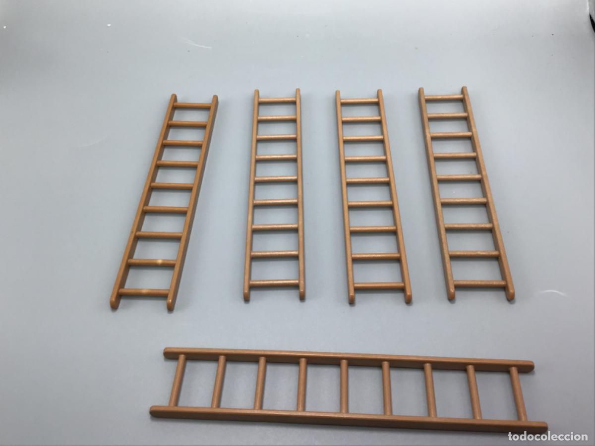 Playmobil: Playmobil lote escalera marr&oacute;n