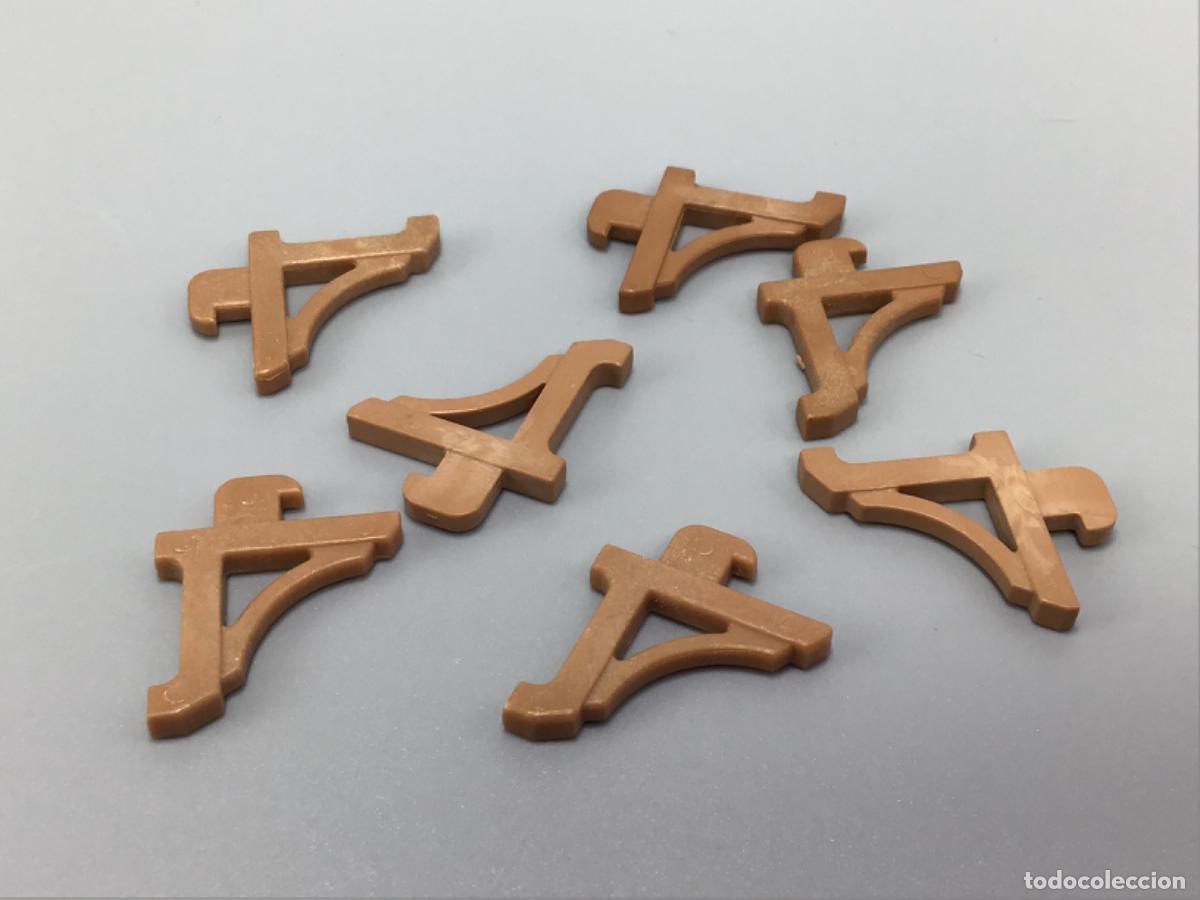 Playmobil: Playmobil lote soporte pared marr&oacute;n