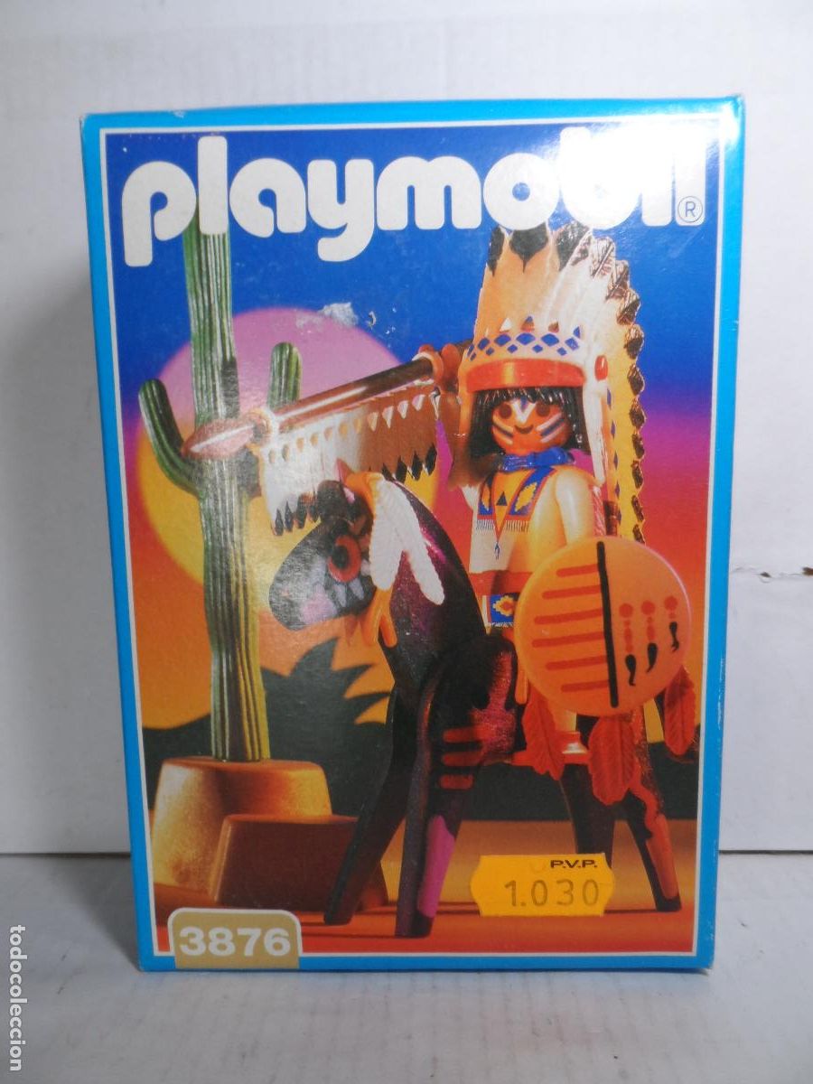 Playmobil: PLAYMOBIL REF. 3627 GUERRERO INDIO A CABALLO 1996 NUEVO