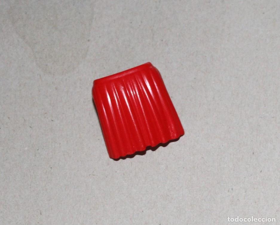 Playmobil: PLAYMOBIL DELANTAL PLISADO ROJO 3627 5341 6464 MANDIL GRANJERA MEDIEVAL VICTORIANA