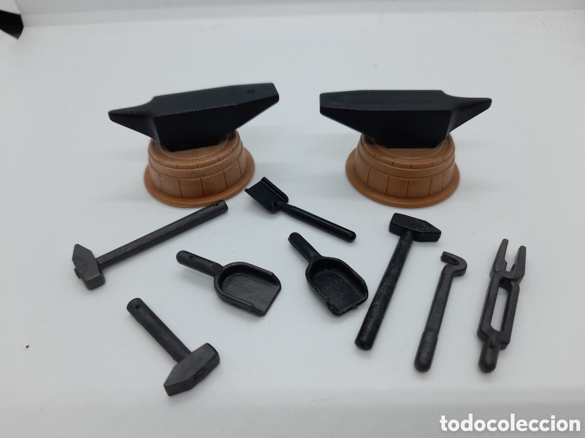 Playmobil: PLAYMOBIL. DOS YUNQUES Y HERRAMIENTAS