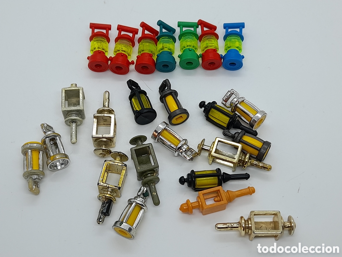 Playmobil: PLAYMOBIL. LOTE DE FAROLILLOS, FAROLES, CANDILES