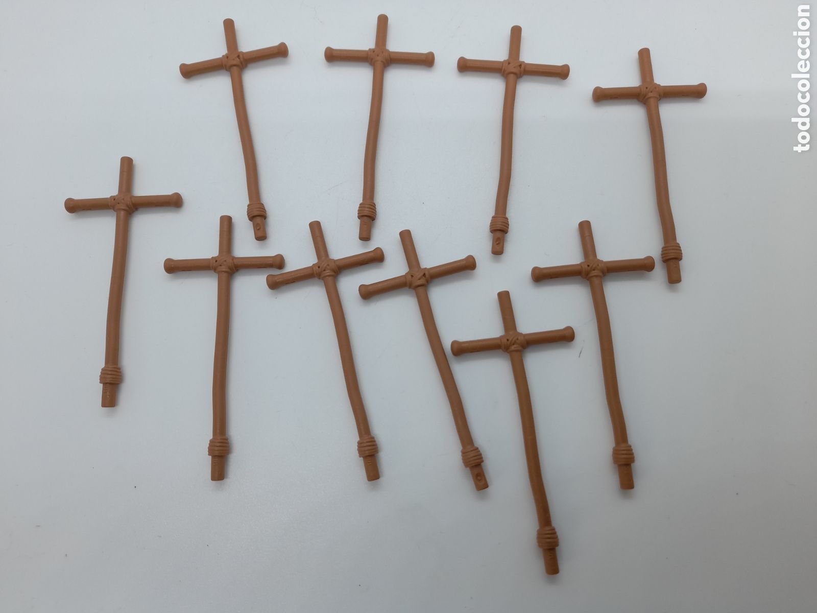 Playmobil: PLAYMOBIL. LOTE DE CRUCES DE MADERA