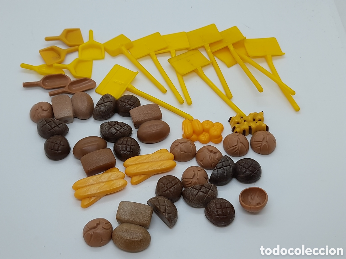 Playmobil: PLAYMOBIL. LOTE DE ARTICULOS DE PANADER&Iacute;A.