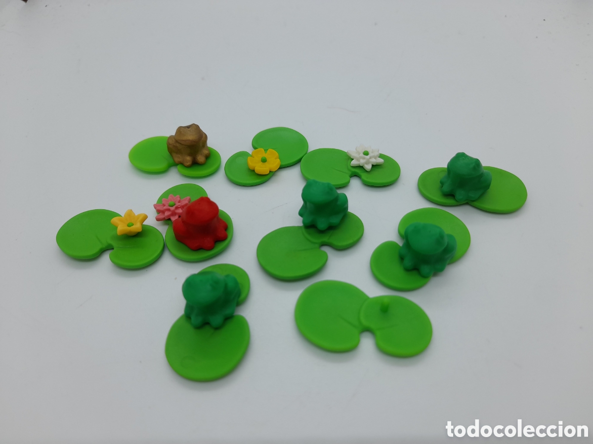 Playmobil: PLAYMOBIL. LOTE DE PLANTAS PARA CHARCA, CON RANAS